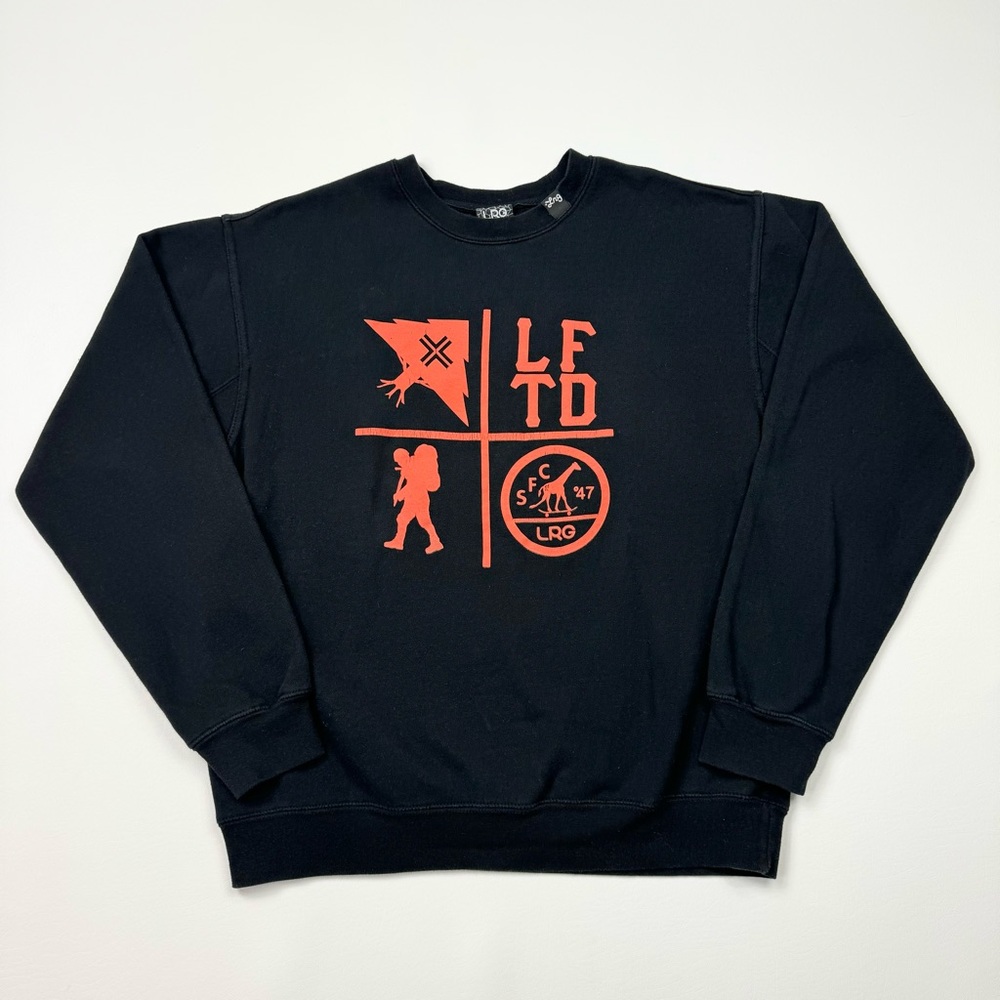 Men’s LRG Lifted Research Group Pullover Crewneck Sweatshirt Size Medium
